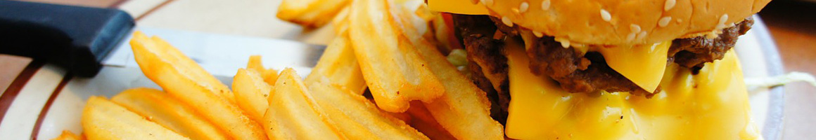 Eating Burger at The Burger Barn - Baytown restaurant in Baytown, TX.